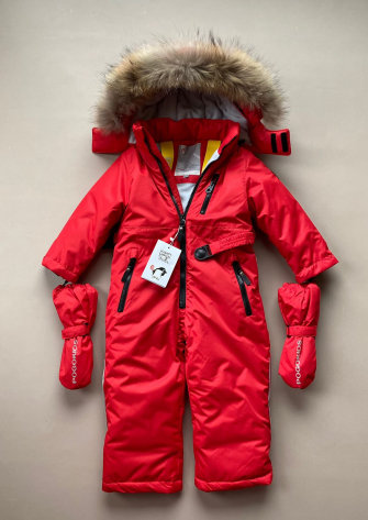   PogoKids, Canada  зимний мембранный комбинезон, арт. 11172 (цвет red)