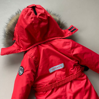   PogoKids, Canada  зимний мембранный комбинезон, арт. 11172 (цвет red)