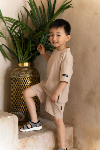 LF kids, костюм летний (цвет бежевый)