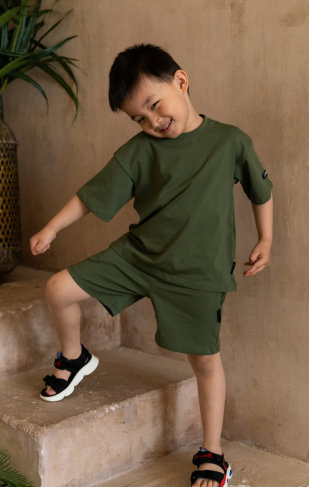 LF kids, костюм летний (цвет хаки)