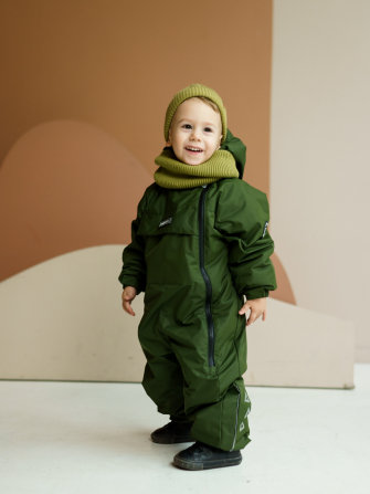 PogoKids by LAFAMILY, комбинезон демисезонный анорак (a.green), арт. LA11111 ! БРАК !