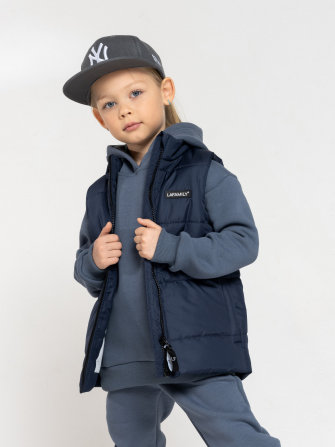 LF kids, жилет демисезонный, цвет синий