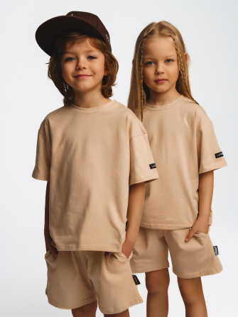 LF kids, костюм летний (цвет бежевый)