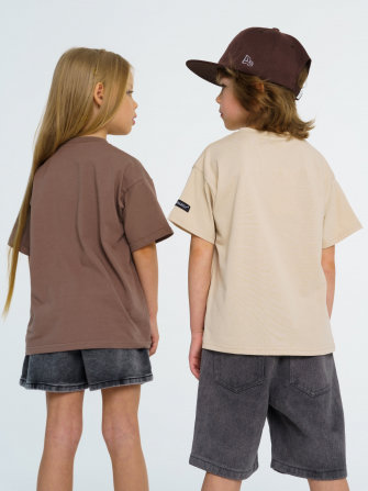 Комплект футболок от LF Kids, беж+капучино