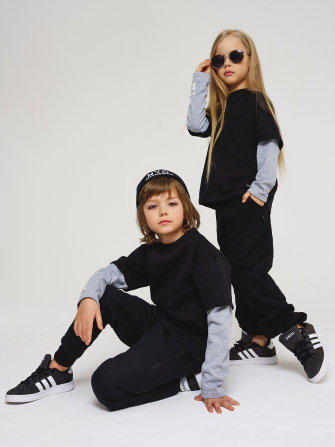 Лонгслив LF Kids, цвет черный