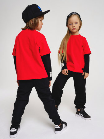 Лонгслив LF Kids, цвет красный