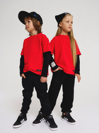 Лонгслив LF Kids, цвет красный