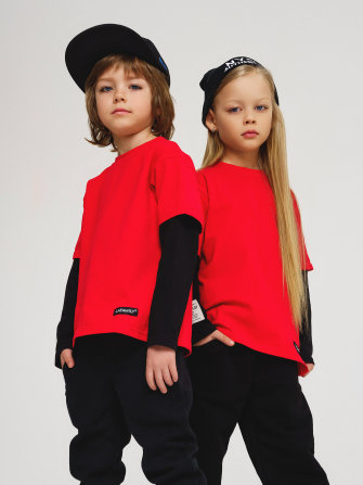 Лонгслив LF Kids, цвет красный
