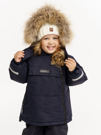 PogoKids, КУРТКА зимняя "Анорак", арт LF88239 (цвет Navy )
