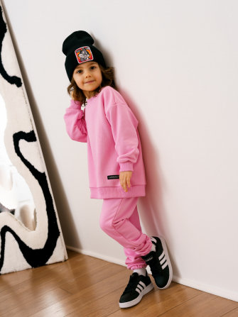 LF kids, костюм облегченный  "Sweatshirt" ( цвет розовый).  Арт.  LF 888005