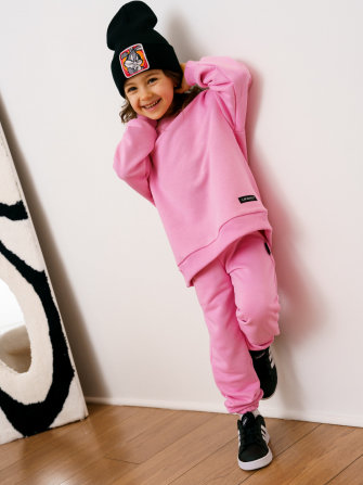 LF kids, костюм облегченный  "Sweatshirt" ( цвет розовый).  Арт.  LF 888005