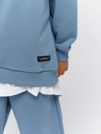 LF kids, костюм облегченный  "Sweatshirt" ( цвет голубой камень).  Арт.  LF 888005