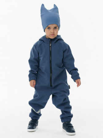Комбинезон демисезонный детский софтшелл LF Kids, цвет синий