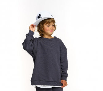 LF kids, свитшот облегченный (цвет графит).  Арт.  LF 888005