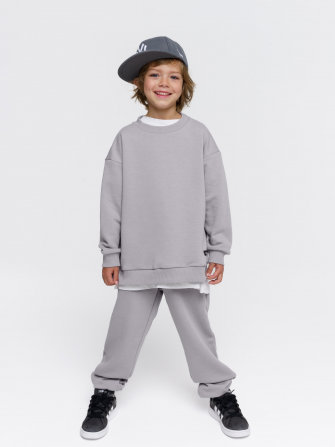 LF kids, костюм облегченный  "Sweatshirt" ( цвет светло-серый).  Арт.  LF 888005