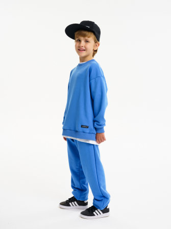 LF kids, костюм облегченный  "Sweatshirt" ( цвет василёк).  Арт.  LF 888005