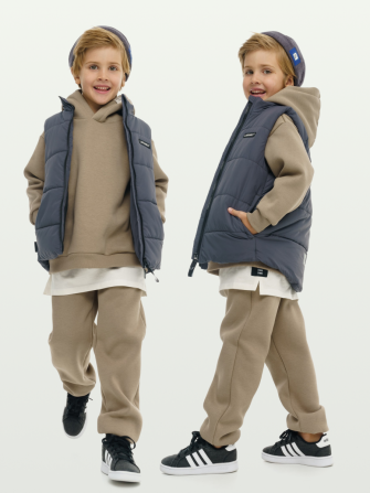 LF kids, жилет демисезонный, цвет графит