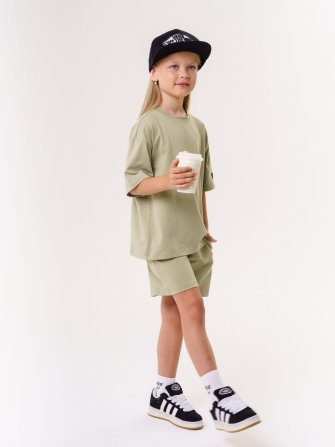 LF kids, костюм летний (цвет оливка)