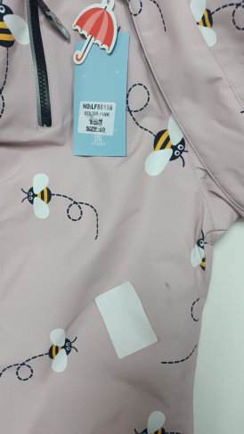 PogoKids, комбинезон демисезонный "Пчёлы New", арт Pg88156 (цвет Pink) ! НЕЗНАЧИТЕЛЬНЫЙ ДЕФЕКТ !