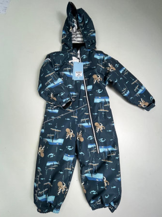 PogoKids, комбинезон демисезонный с принтом (navy), арт. 88269