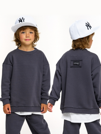 LF kids, свитшот облегченный (цвет графит).  Арт.  LF 888005