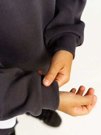 LF kids, худи с начесом (цвет графит)