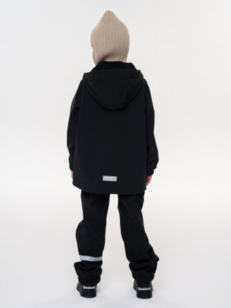 LFkids,  костюм софтшелл непромокаемый цвет черный
