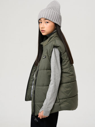 LF kids, жилет демисезонный, цвет оливка