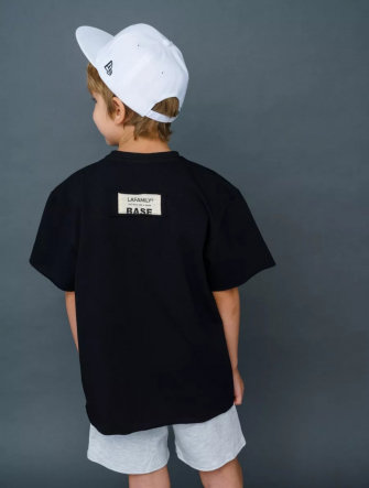Футболка оверсайз от LF Kids,  цвет черный