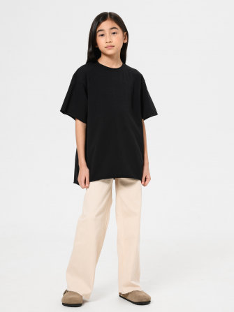 Футболка оверсайз от LF Kids,  цвет черный