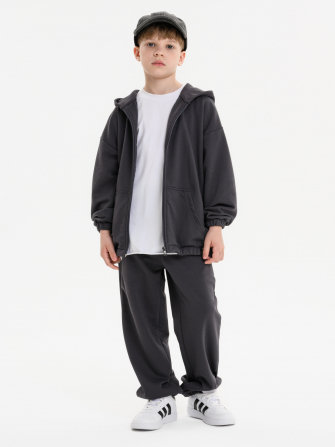 LF kids, костюм “Зип” спортивный на молнии с капюшоном (цвет серый)