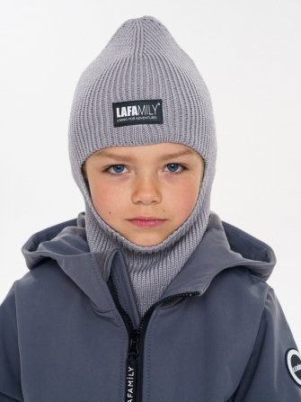 Шлем балаклава LaFamily серый