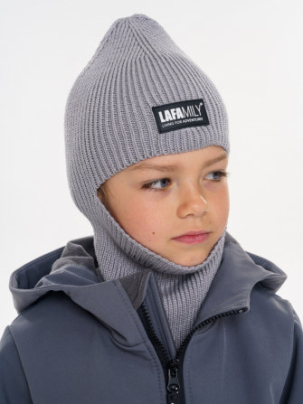 Шлем балаклава LaFamily серый