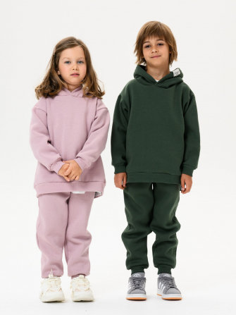 LF kids, костюм с начесом "Over Komfort" ( цвет пудра). Арт.  д10