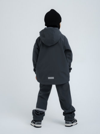 LFkids,  костюм софтшелл непромокаемый цвет графит