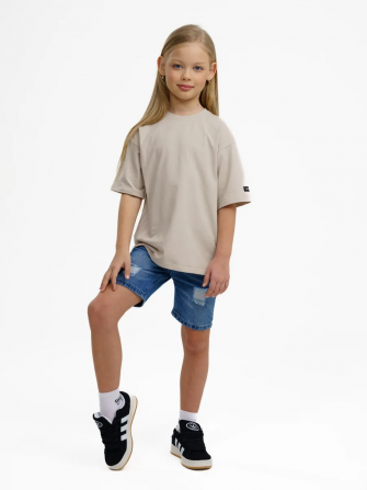 Комплект футболок от LF Kids, крем+изумруд
