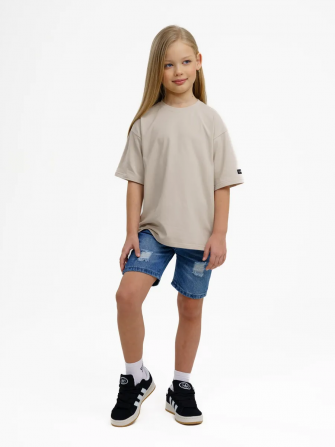 Комплект футболок от LF Kids, крем+изумруд