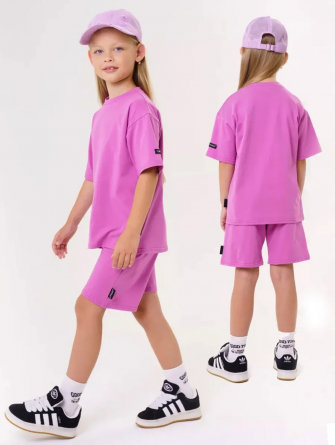 LF kids, костюм летний (цвет лиловый)