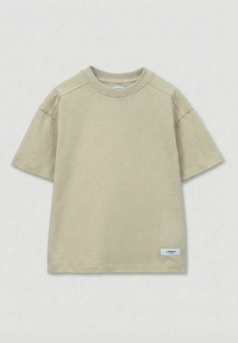 Комплект футболок от LF Kids, цвет графит+бежевый