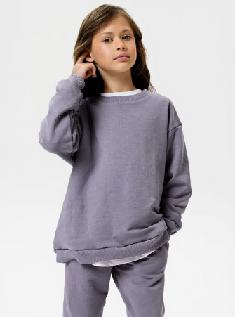 LF kids, свитшот облегченный (цвет серо-лиловый).  Арт.  LF 888005