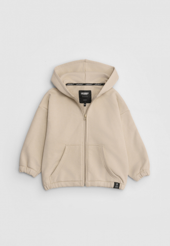 LF kids, костюм “Зип” спортивный на молнии с капюшоном (цвет бежевый)
