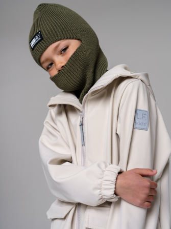 LFkids,  КУРТКА софтшелл непромокаемая цвет крем