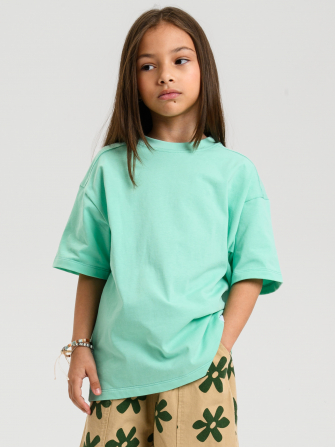 Футболка от LF Kids, цвет тиффани. 100% хлопок